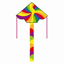 Rainbow Vortex Delta Kite