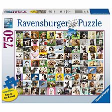 99 Lovable Dogs - 750 Pieces