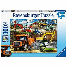 Construction Vehicles - 100 Pieces