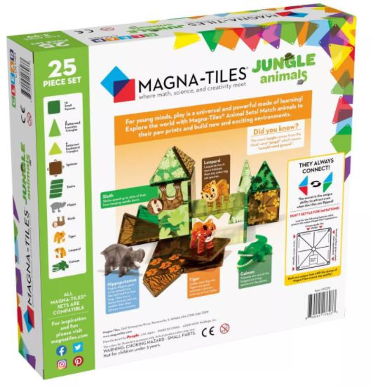 magna tiles jungle