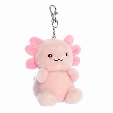 Axolotl Clip-On Keychain