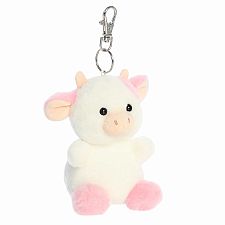Starwberry Cow Clip-On Kaychain