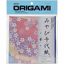 Floral Print Origami Paper