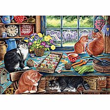 Garden Shed Cats - Tray Puzzle