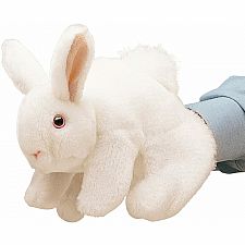 White Bunny Hand Puppet