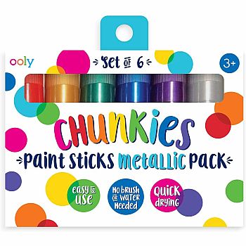 Metallic Chunkies - 6 Pack