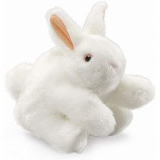 White Bunny Hand Puppet