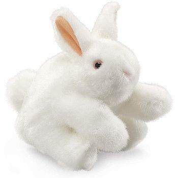 White Bunny Hand Puppet