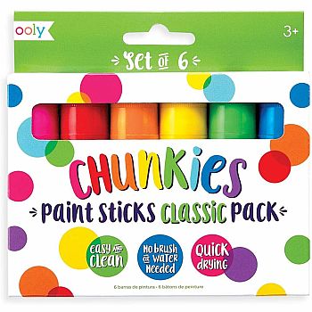 Chunkies Paint Sticks - 6 Pack