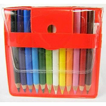 12 Mini Colored Pencils
