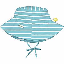 Aqua Stripe Hat 9-18M