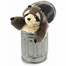 Raccoon In Garbage Can Puppet