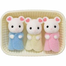 Marshmallow Mouse Triplets