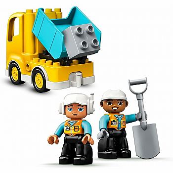 DUPLO® Truck & Tracked Excavator