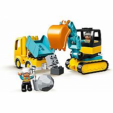 DUPLO® Truck & Tracked Excavator