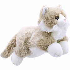 Beige and White Cat Puppet