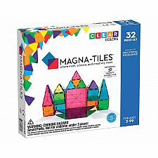  Magna-Tiles Clear Colors 32 Piece