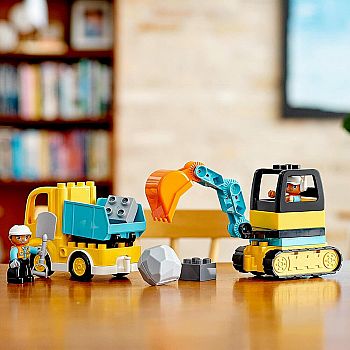 DUPLO® Truck & Tracked Excavator