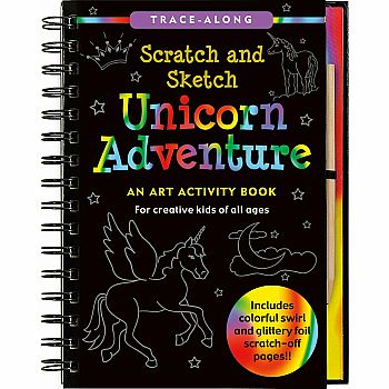 Unicorn Adventure Scratch Art