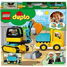 DUPLO® Truck & Tracked Excavator