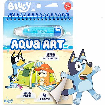Bluey Aqua Art