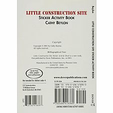 Little Construction Site Sticker Activity Book