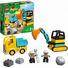 DUPLO® Truck & Tracked Excavator