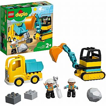 DUPLO® Truck & Tracked Excavator