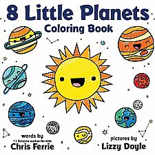 8 Little Planets Coloring Book