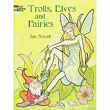 Trolls, Elves & Fairies Coloring Book