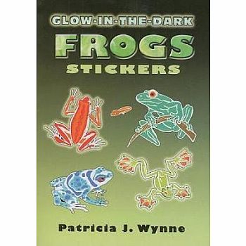 Glow-in-the-Dark Frogs Stickers