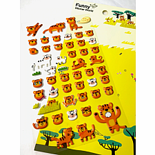 Tiger Puffy Sticker