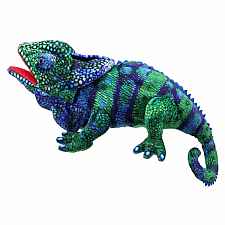 Blue Green Chameleon Puppet