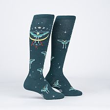 Mystic Moth Knee Socks