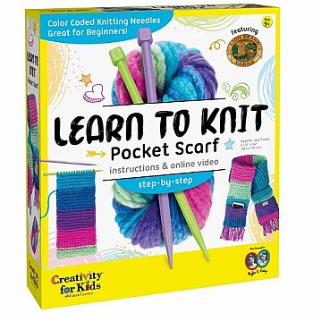 Learn to Knit Scarf