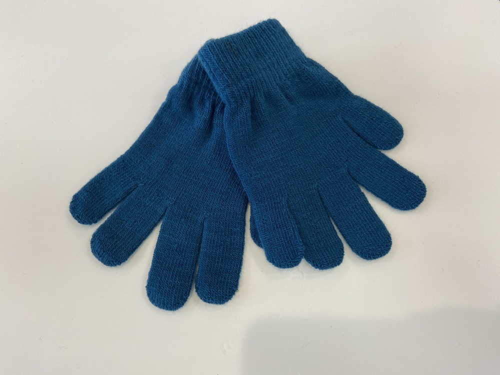 Deep Blue Women's Gloves - Alphabet Soup