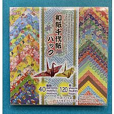 Washi Origami Paper 120-Pack