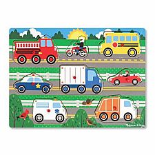 Vehicles Peg Puzzle