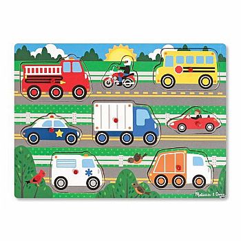 Vehicles Peg Puzzle