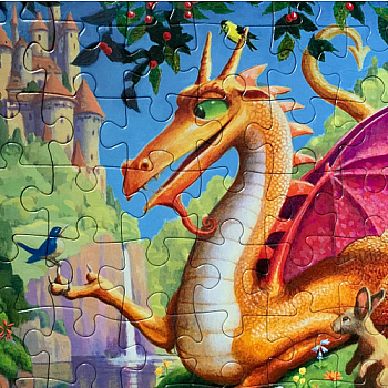 Dragon Puzzle - 64 Pieces
