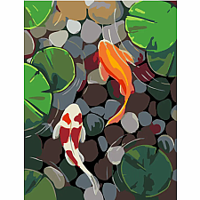 Koi Pond Paint By Number