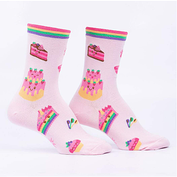 Batter with Cake Crew Socks