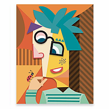 Square Heads Sticker Collage
