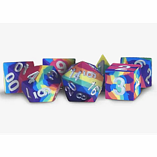 Rainbow Silicone Dice