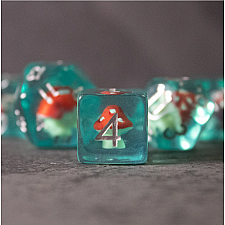 Red Green Mushroom Dice