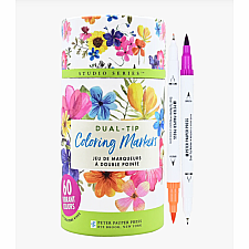 30 Dual-Tip Coloring Markers