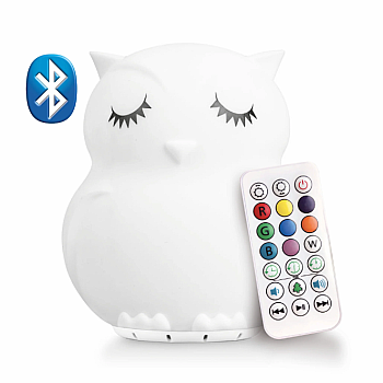 Bluetooth Owl Night Light