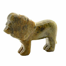 Lion & Elephant Soapstone Carving Kit