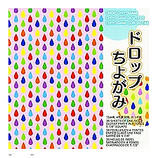 Rain Drops Origami Paper