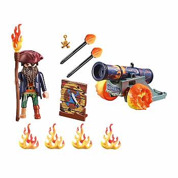 Pirate with Cannon